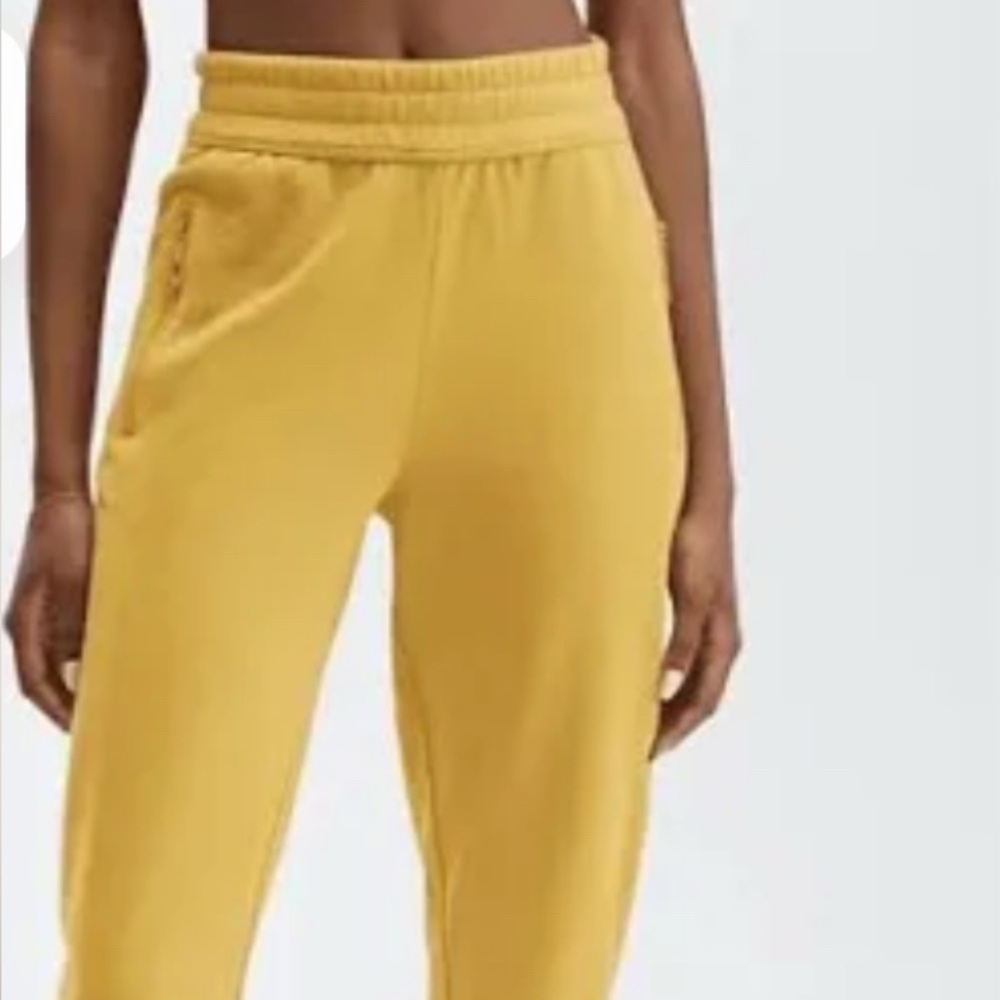 Fabletics Mustard Straight Leg Joggers